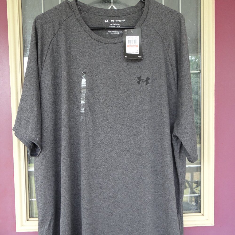 Under Armour 3XL Mens Gray Tee